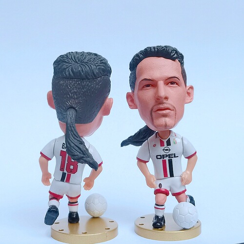 AC Milan Kaka Martini Nesta Inzaghi Anchenotti Baggio Silva model doll ornaments