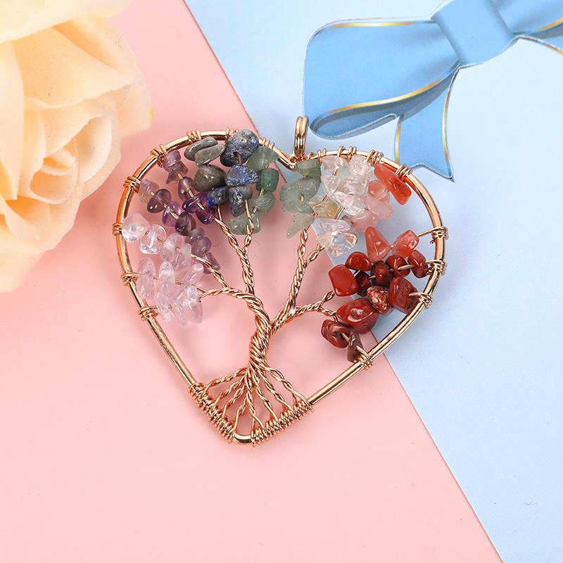 16g Weight Pendant Jewelry Making Type 50mm Jewelry Making Size DIY Jewelry Accessories Classification 1 Piece Quantity Artificial Crystal Material Life Tree Pattern Plating Design Chinoiserie, Classic Style, Artistic Style 1 Piece 50mm Artificial Crystal Life Tree Pendant 5
