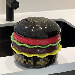 ルルピッグバーガー骨スプーンセラミック食器セット家庭用ディップソーサー高価値ジェンガ