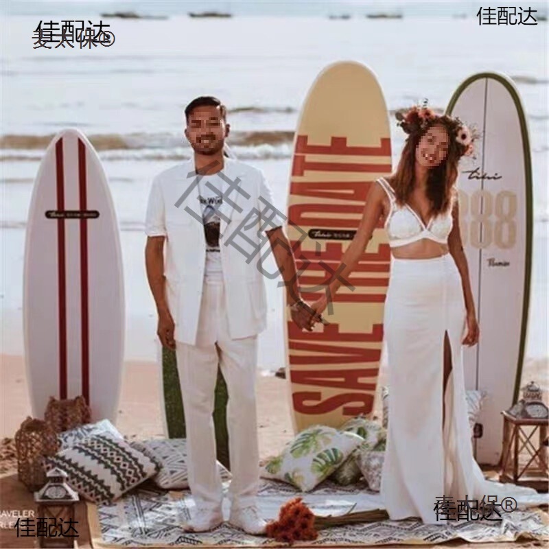 New Photo Studio Surfboard Props Outdoor Beach Wedding Photography Creative DIY Board Sanya Seaside Shooting Metabo