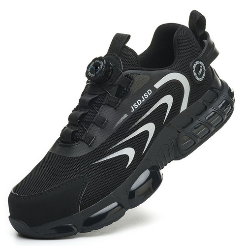 Cross-border labor safety shoes for men, anti-puncture, anti-strike, steel toe cap, anti-slip, wear-resistant, lightweight, safe work reinforcement, protective.