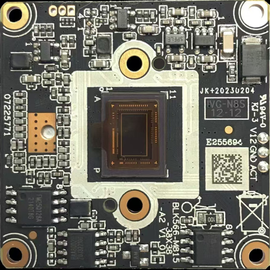 新品4K800万雄迈高清网络摄像机模组索尼低照度语音对讲模组