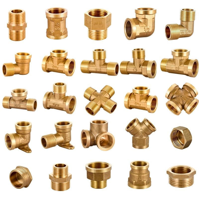 Copper on the wire Joint Inner filament direct Domestic and foreign tee Elbow Four way 64 Variable diameter Water pipe Plumbing parts On behalf of