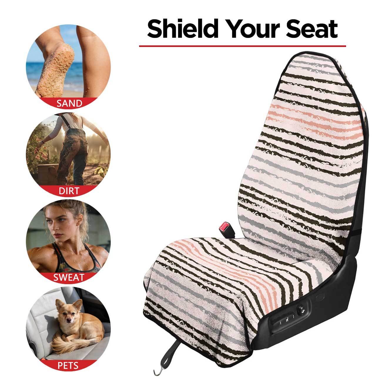 Car seat towel cover for front seats, suitable for gym and exercise, universal for all seasons, car use 171