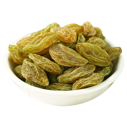 Xinjiang Seedless White and Green Raisins 500g Bag Fruit Turpan Seedless Green Dried Bulk/Bag Can Be Wholesale