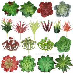 スポット diy 多肉植物シミュレーション多肉植物屋内ソフト装飾フラワーアレンジメント造花多肉植物ミニ多肉植物造園