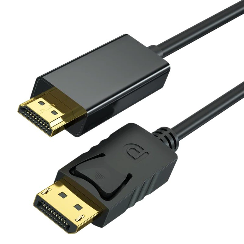 DP to HDMI адаптер кабель 4K1.8 метра прозрачный компьютерный монитор соединительный кабель Преобразование большой DP в HDMI кабель