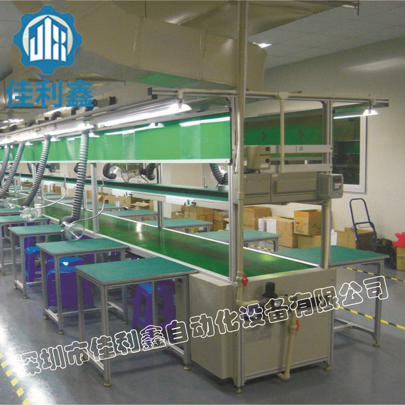 厂家直供皮带线流水线PVC防静电台面输送线独立工作台皮带生产线