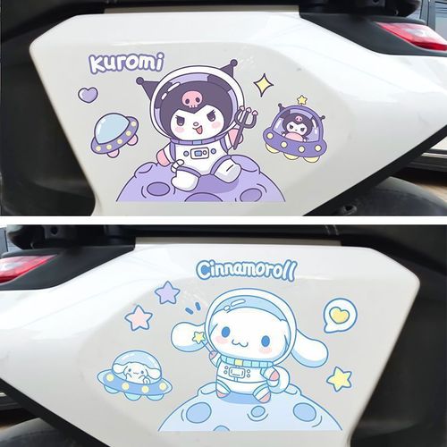 Electric Car Sticker to Cover Scratches, Lulu Melti, Osmanthus Dog, Waterproof, Amway Cartoon Cute Decorative Sticker
