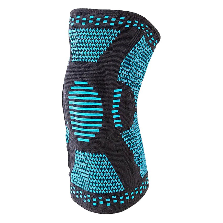 Rodillera de punto de verano ciclismo al aire libre de silicona resistente a la caída deportes transpirable apoyo presurizado de baloncesto de la aptitud al por mayor