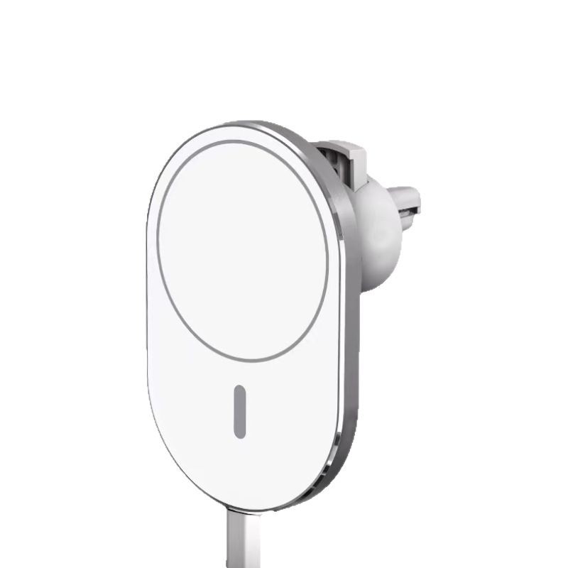 Cargador inalámbrico magnético para coche, carga en el coche, salida de aire inteligente con apertura y cierre, soporte para teléfono móvil, carga inalámbrica rápida