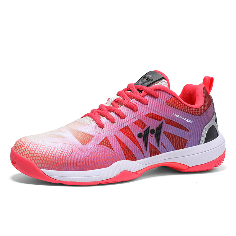 Nuevos zapatos de bádminton transfronterizos para estudiantes de secundaria, cómodos amortiguadores de rebote, zapatos deportivos ligeros transpirables al por mayor