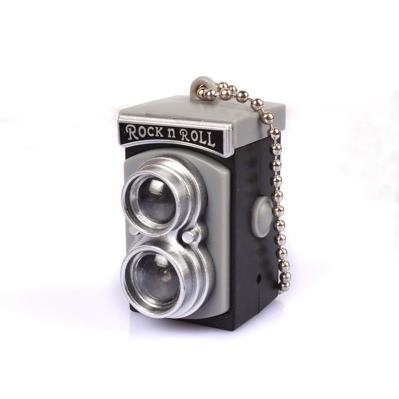 Cotton flashing doll, straps, retro small camera, keychain, makes sounds