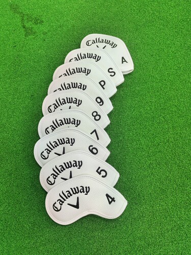 Callaway Golf Club Covers: Iron Covers, Sand Wedge Covers, and Pitching Wedge Head Covers with Magnetic Closure
