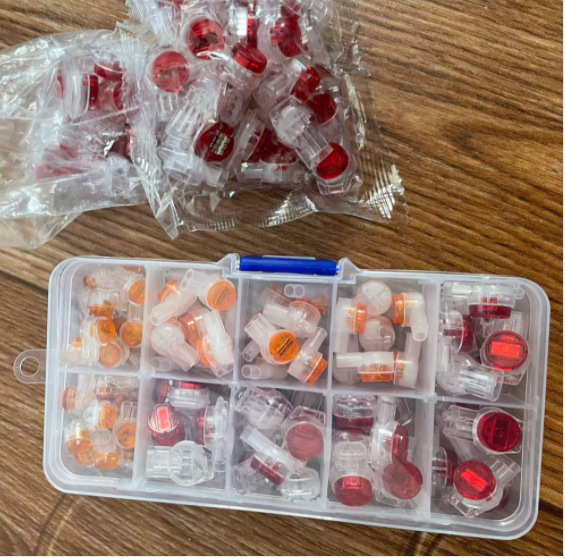 75PCS net cable telephone terminal crimping connection terminal k1 k2 k3 waterproof connector