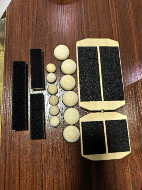 木製足伸ばし器具、片足バランスボード、足首のストレッチ器具、木製|undefined