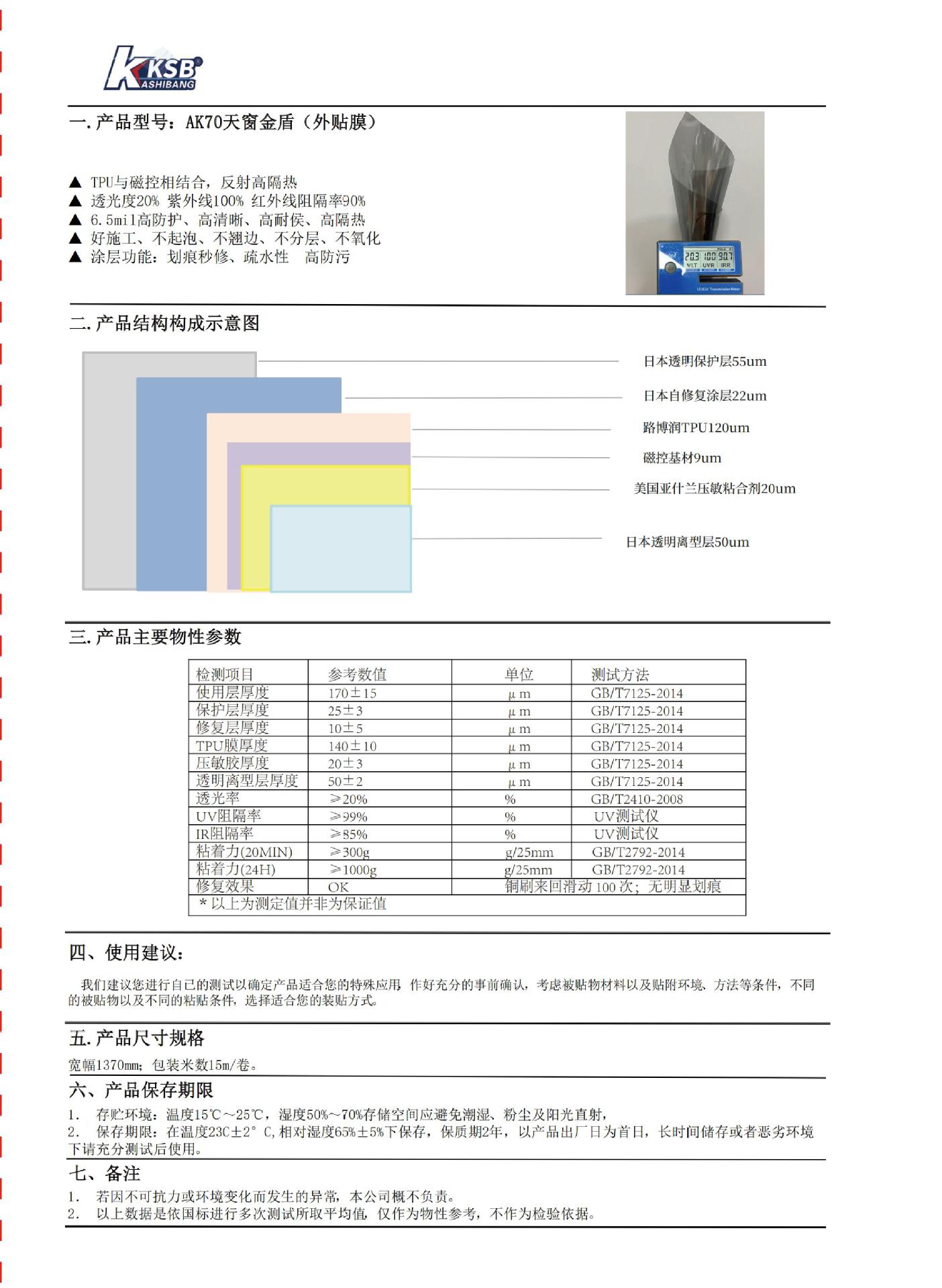 TPU sunroof gold shield car panoramic sunroof film, roof sunshade, UV protection glass film, explosion-proof car film