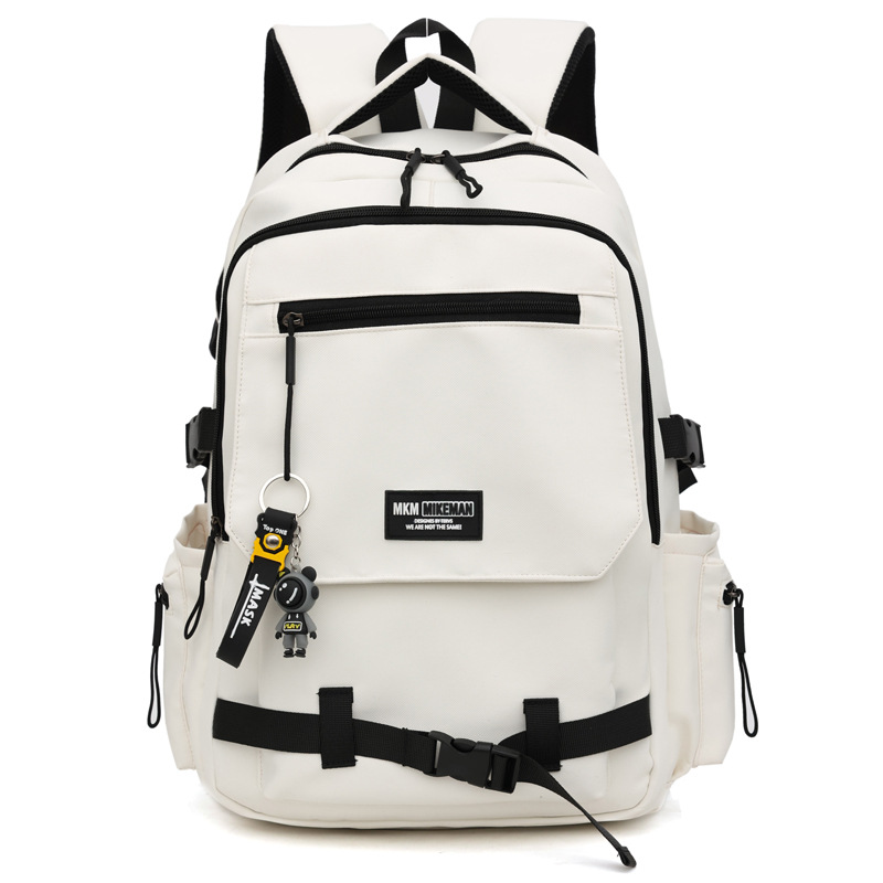 La nueva mochila de la marca de moda para hombres y mujeres de gran capacidad mochila de viaje ligera al aire libre para estudiantes de secundaria y secundaria.