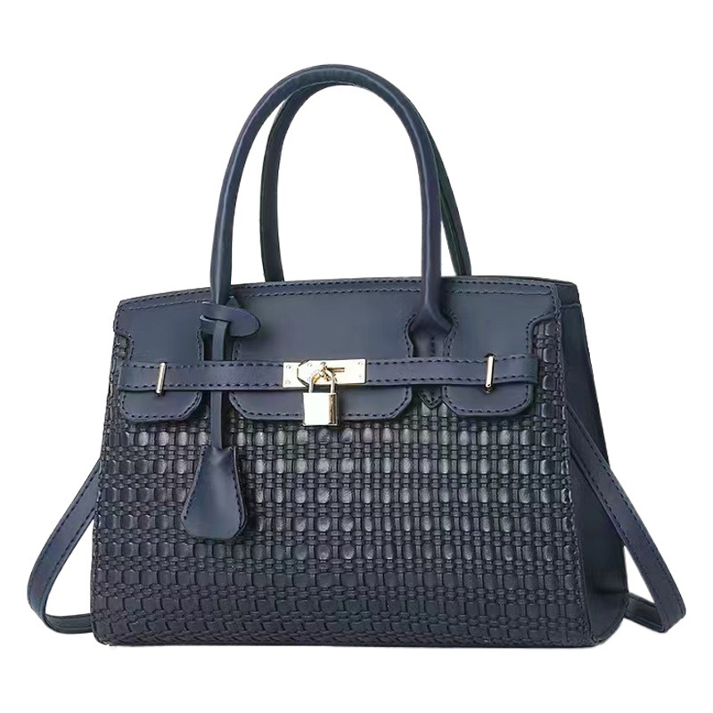 Bolso texturizado para mujer, bolso de mano de gran capacidad, bolso de hombro, bolso cruzado de poliuretano, bolso transfronterizo para damas.