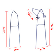 Handheld sea rod pole planting sea fishing iron ground stake simple sea rod mounting stand hand sea dual-use ground stake