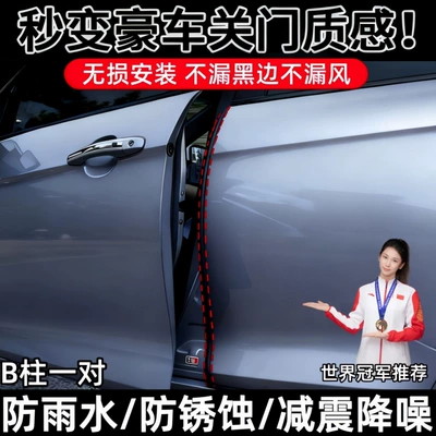 Classic Sunny, March, Livina, B-pillar: Vehicle Sealing Strip - front-door-clip-on-style-set-of-two-customized-for-sylphy