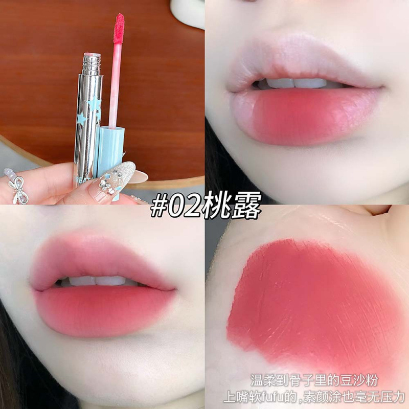 GreatAngel pequeño dulce velvet niebla labial barro sedoso niebla facial diaria viaje falso lápiz labial cosméticos transfronterizos