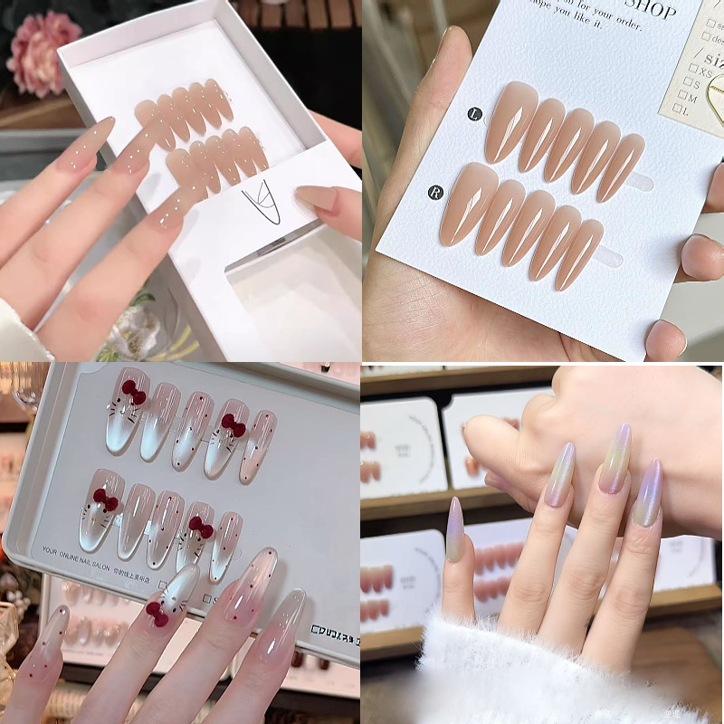 Hand-Wearing Armor Hand-Wearing Armor Nude Solid Color Huan Huan Same Style Wear Armor Mid-Long Style Pure Desire White Temperament Armor