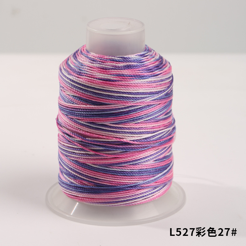 Nuevo dragón de 18 hebras de alambre teñido de 0,8 mm de grosor DIY pulsera collar tejido a mano multicolor opcional