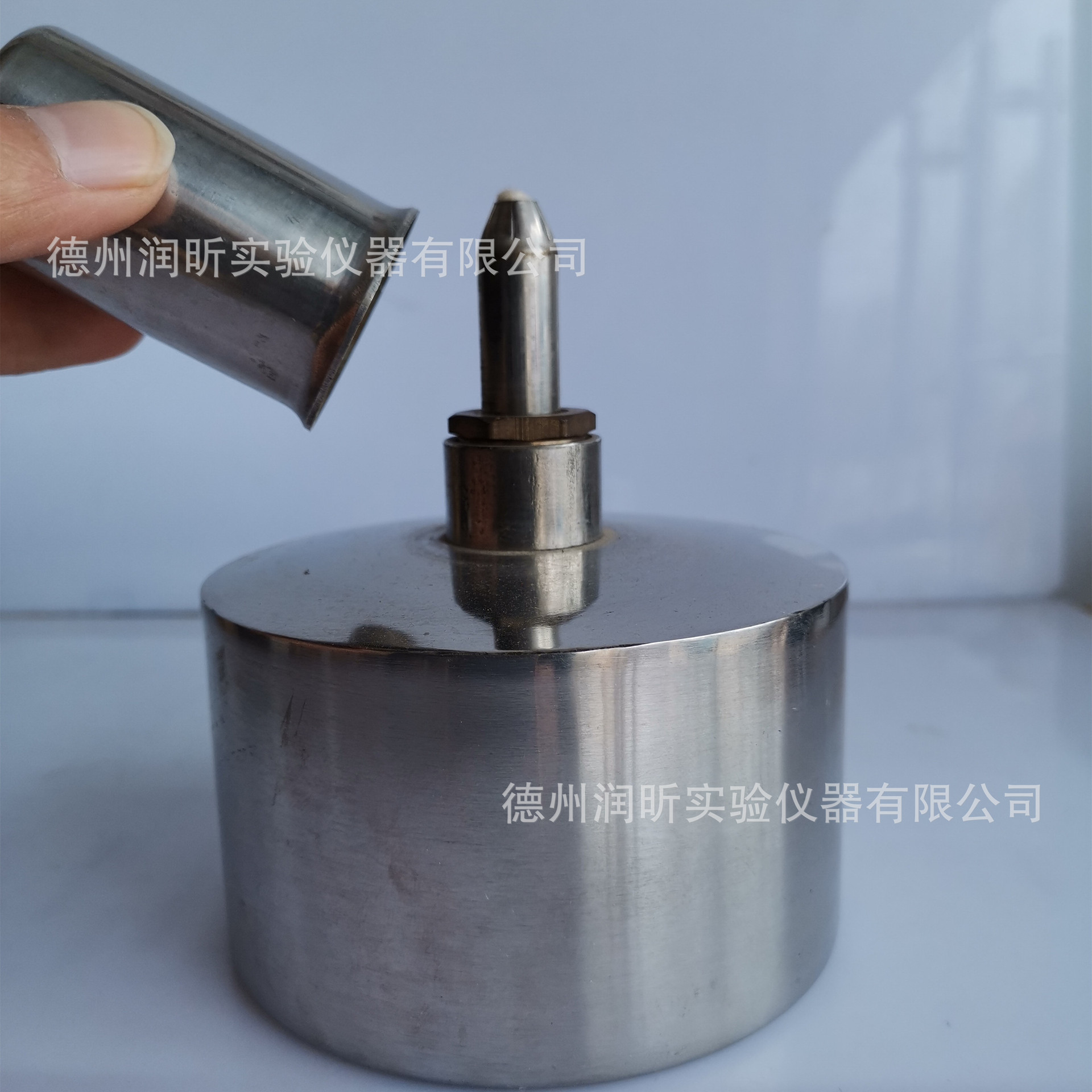 实验用不锈钢酒精灯/防泄漏/防爆/加厚/安全耐用 螺口400ml 现货
