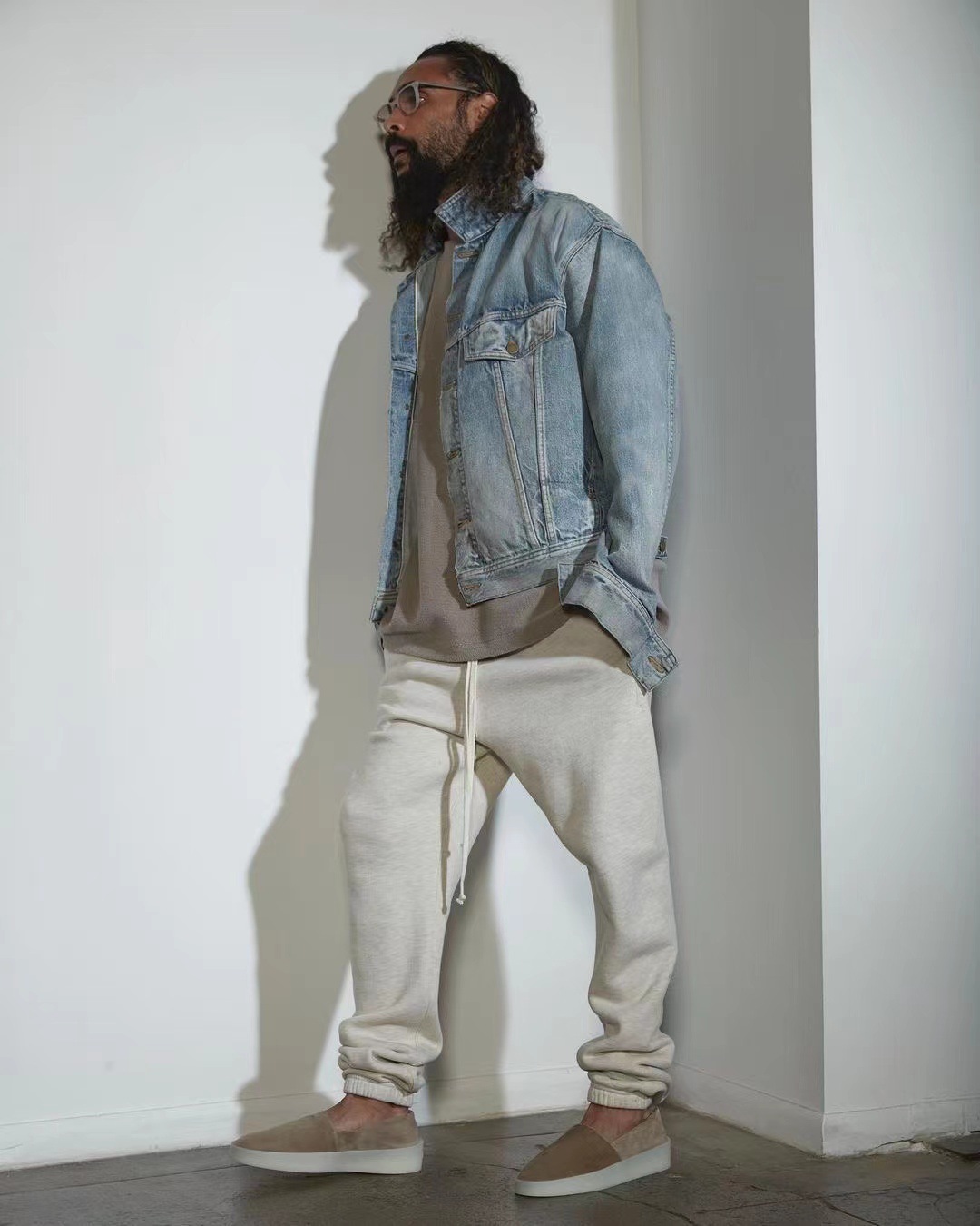 Men's Clothing heavy washed distressed denim jacket for men and women bf hip hop high street loose coat jacket_viptrois.com