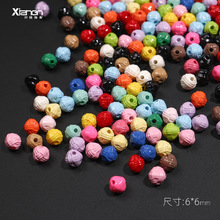 6mm���㿾��ë�����鴩���鴮���֙C朗l���������diy�Ʒ���