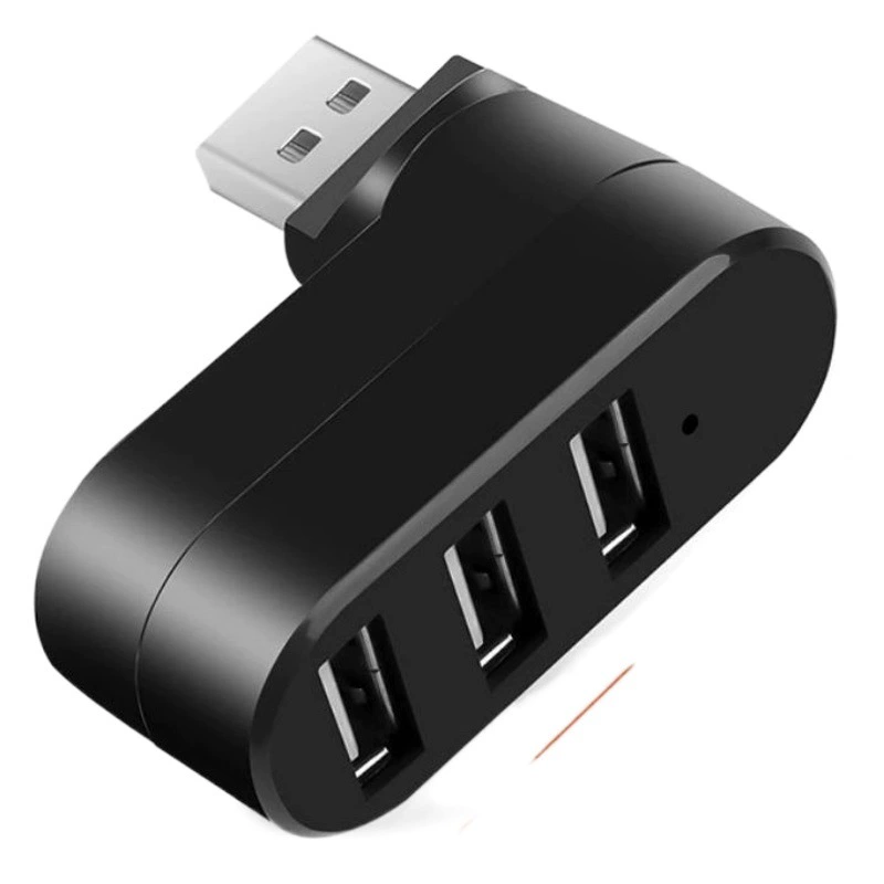 3-портовый концентратор 2.0, вращающийся на 180 градусов, высокоскоростной мобильный жесткий диск USB для загрузки