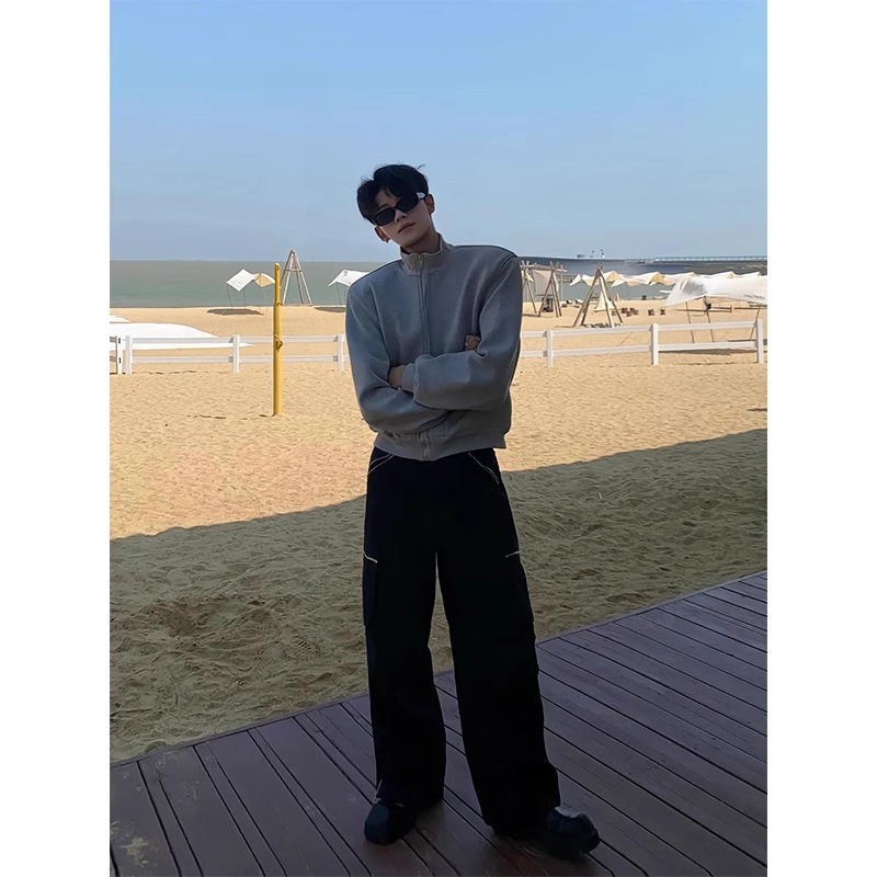 Giacca uomo americana cleanfit spalle imbottite oversized_voghion.com