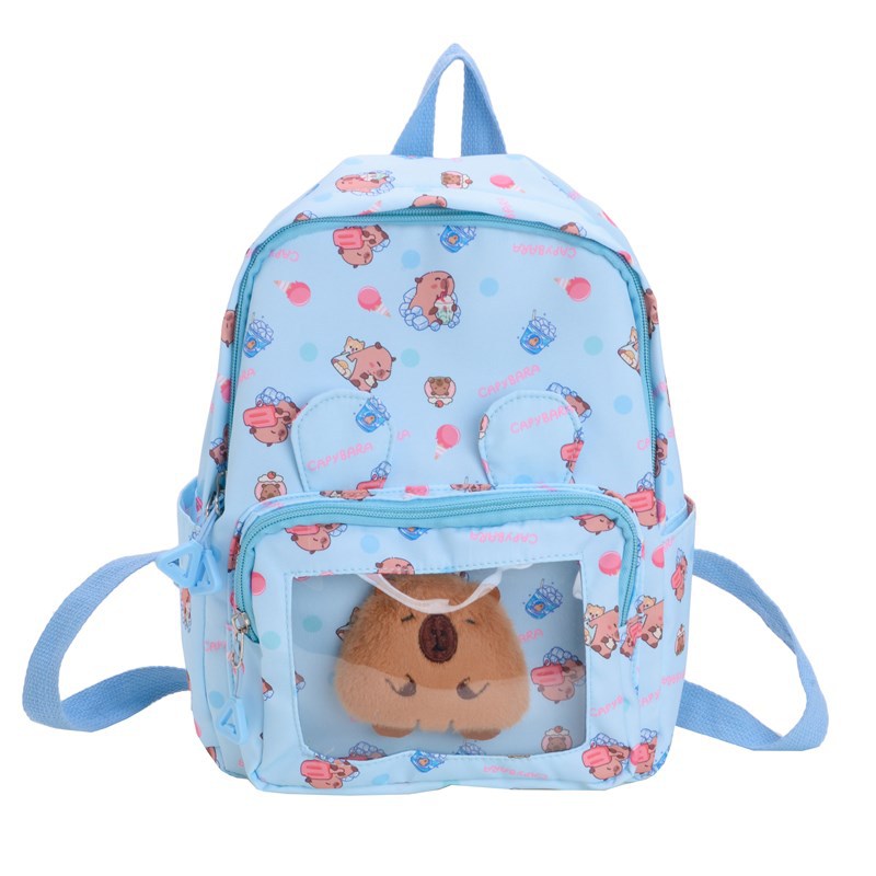 Mochila de moda para niños, nueva mochila casual con estampado de dibujos animados para niños y niñas, mochila de moda para bebés de gran capacidad