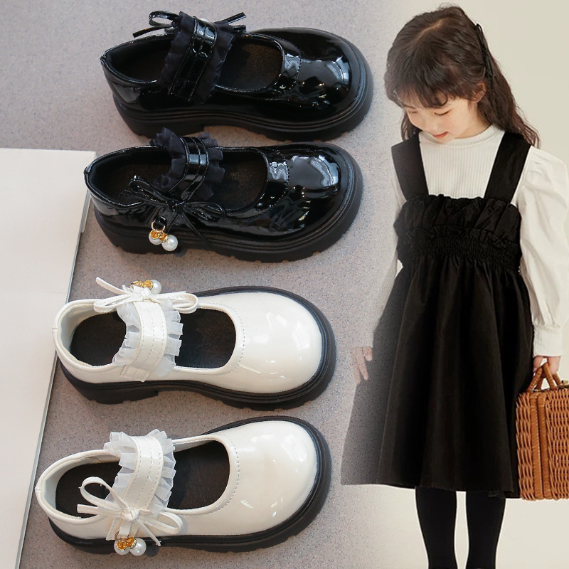 Chica casual Mary Jane zapatos de cuero primavera y otoño 2026 nuevo estilo retrógrado estilo inglés zapatos princesa zapatos negros versátiles Lefour image 1