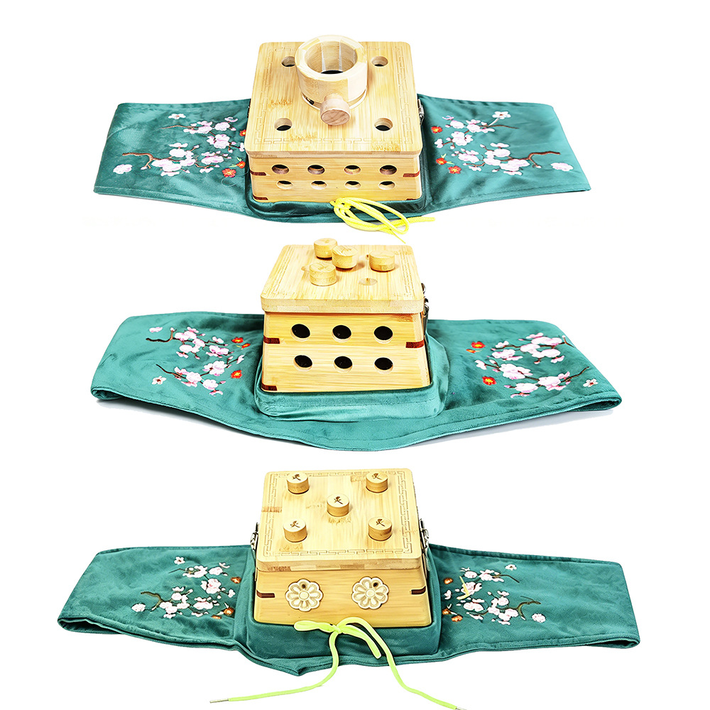 Wooden Moxa Box Open Flame Moxibustion Burner for Waist and Abdomen Home Full Body Use specifications