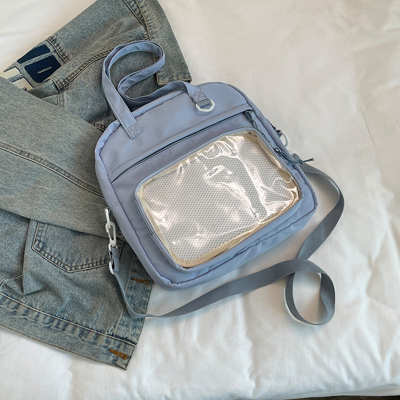 Bolsa de hombro japonesa de alto valor para mujeres 2024 otoño nuevo estilo en la universidad viento gran capacidad bolsa de mano