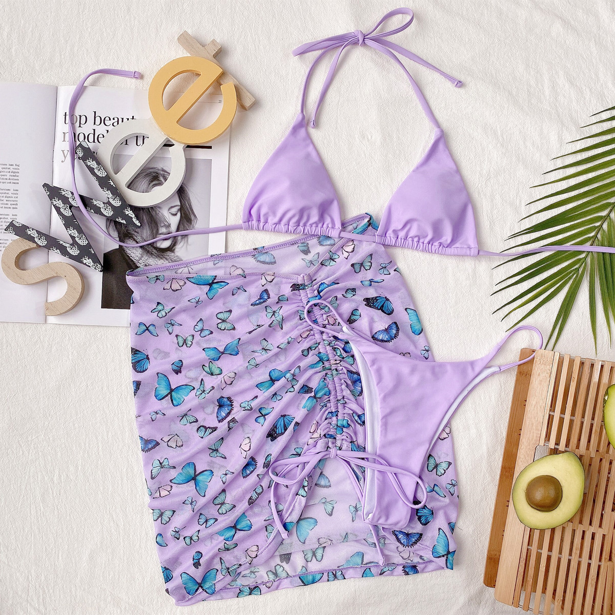new split swimsuit three-piece suit NSDA27505