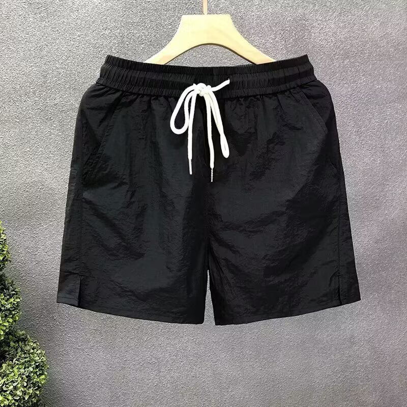 Men's Quick-Dry Cooling Shorts – Lightweight & Breathable 5-Inch Casual Shorts For Summer (M-4xl) – Grey, Black, Green & Beige_voghion.com