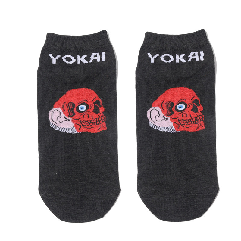 Male Japanese Monster Animation Socks Female Cotton Monster Story Sock Cartoon Personality Trend Boat Socks-5Prs 39 O1Cn01Qyo85E1Trja0Zl1H2 !!1004802436 0 Cib