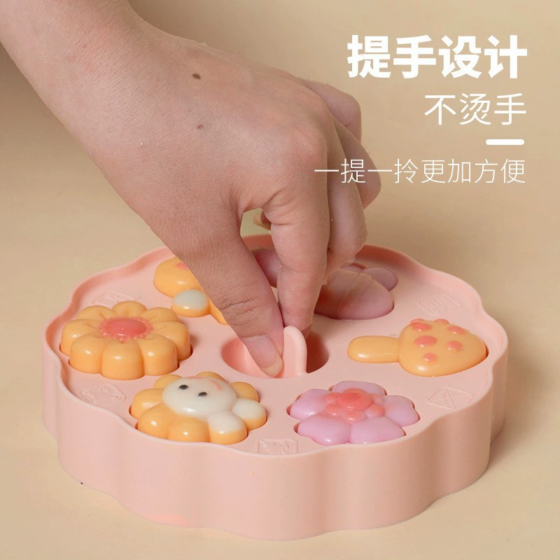 Детская форма mold? heat-resistant food silicone, flowered