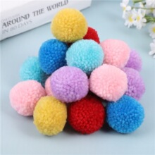 ��ë����5CM�pɫ��ƴë�q���ֹ�diy���b�o�ϒ���_˾��ë�����l