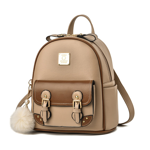 One-piece drop-shipping women's backpack  summer and autumn Korean version trendy new versatile women's bag ladies bag large capacity large backpack