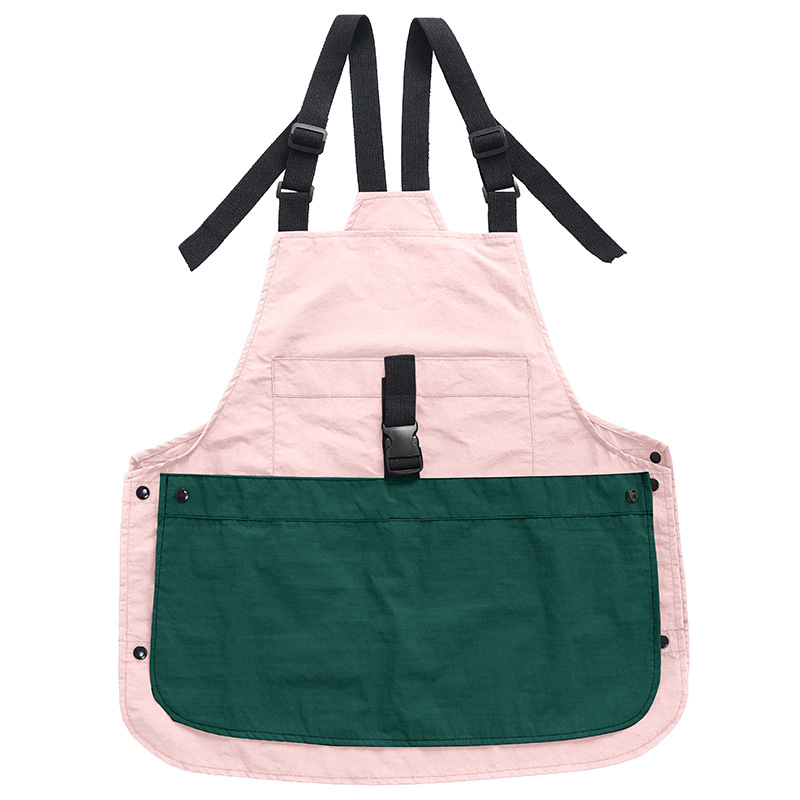 Nuevo delantal a prueba de agua de secado rápido transfronterizo, ropa de trabajo de café, chaleco, logotipo personalizado delantal doméstico