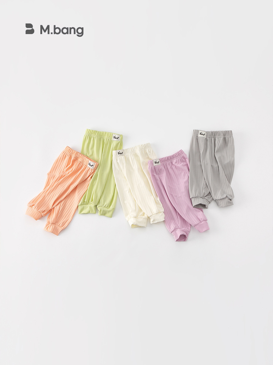 Ropa para Niños Youbao, Pantalones para Niños Pequeños, Verano 2024, Estilo Coreano Versátil, Pantalones Antimosquitos para Niñas DXK7162 image 3