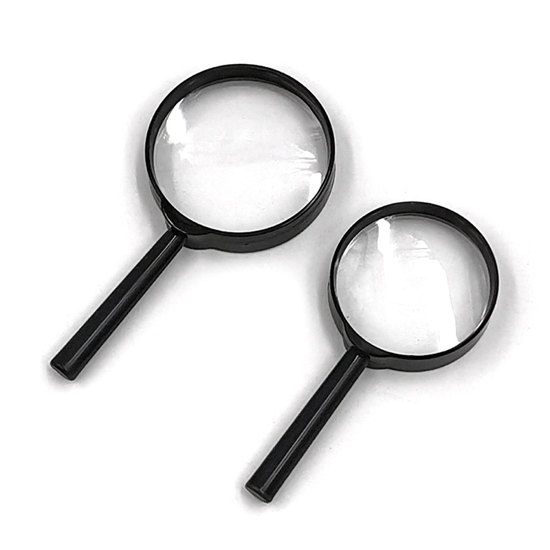 Elderly Reading Plastic Magnifier Student Portable Handheld Magnifier Reading Newspaper Reader Enlargement Mirror