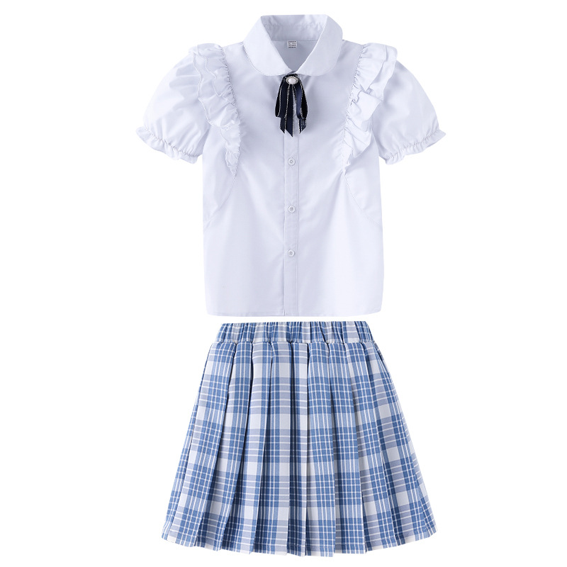 유치원 정원 의류 어린이 대학 영어 스타일 클래스 의류 초등 및 중등 학교 학생 교복 세트 읽기 합창 의류 공연 의류