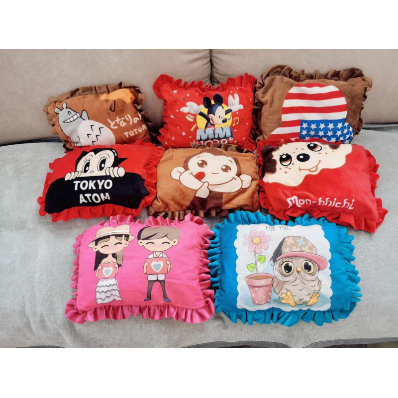 만화 레이스 베개