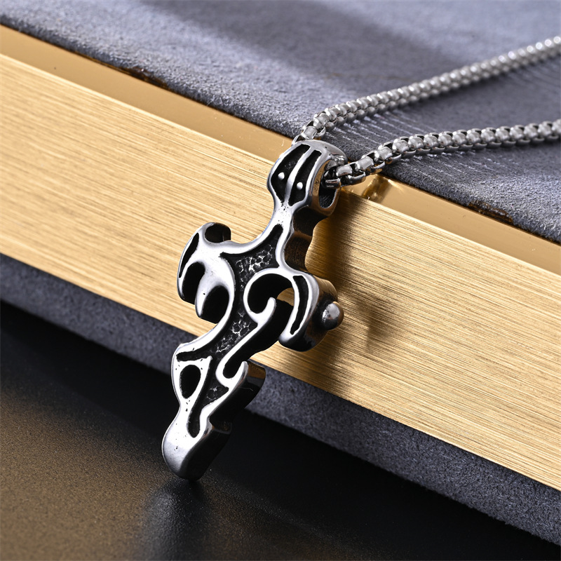 17g Weight Lobster Trigger Clasp Closure Clasp Closure Type 304 Stainless Steel Pendant Material Pendant Necklace Classification 304 Stainless Steel Chain Material box chain Chain Type 1 Piece Quantity Casual, Street Occasion 304 Stainless Steel Material Axe, Anchor, Snake, Fish Tail Pattern All Seasons Season Men's Gender Plating Design Hip-Hop, Vintage Style, Streetwear Style Hip-Hop Vintage Style Streetwear Axe Anchor Snake 304 Stainless Steel Plating Men's Pendant Necklace Men Pendant Necklaces 9