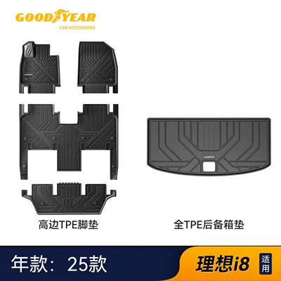 Li Auto L6, L7, L8, L9, Livisi – Universal Foot Pad - high-end-injection-molded-upgraded-versioni8-high-edge-full-tpe-floor-mats-five-piece-set